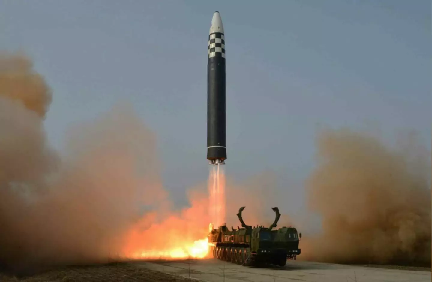 ICBM launch conducted by North Korea.
