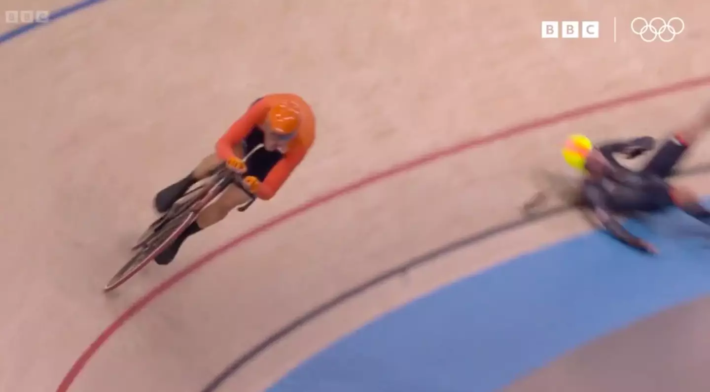 It was quite the tumble. (BBC)