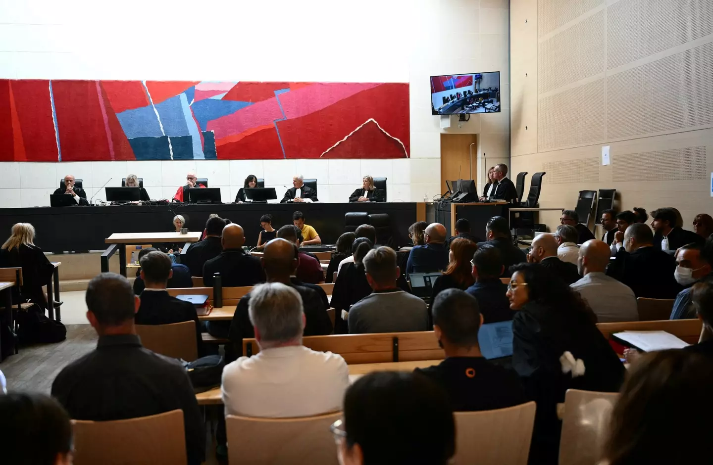 The trial is expected to last until December (CHRISTOPHE SIMON/AFP via Getty Images)