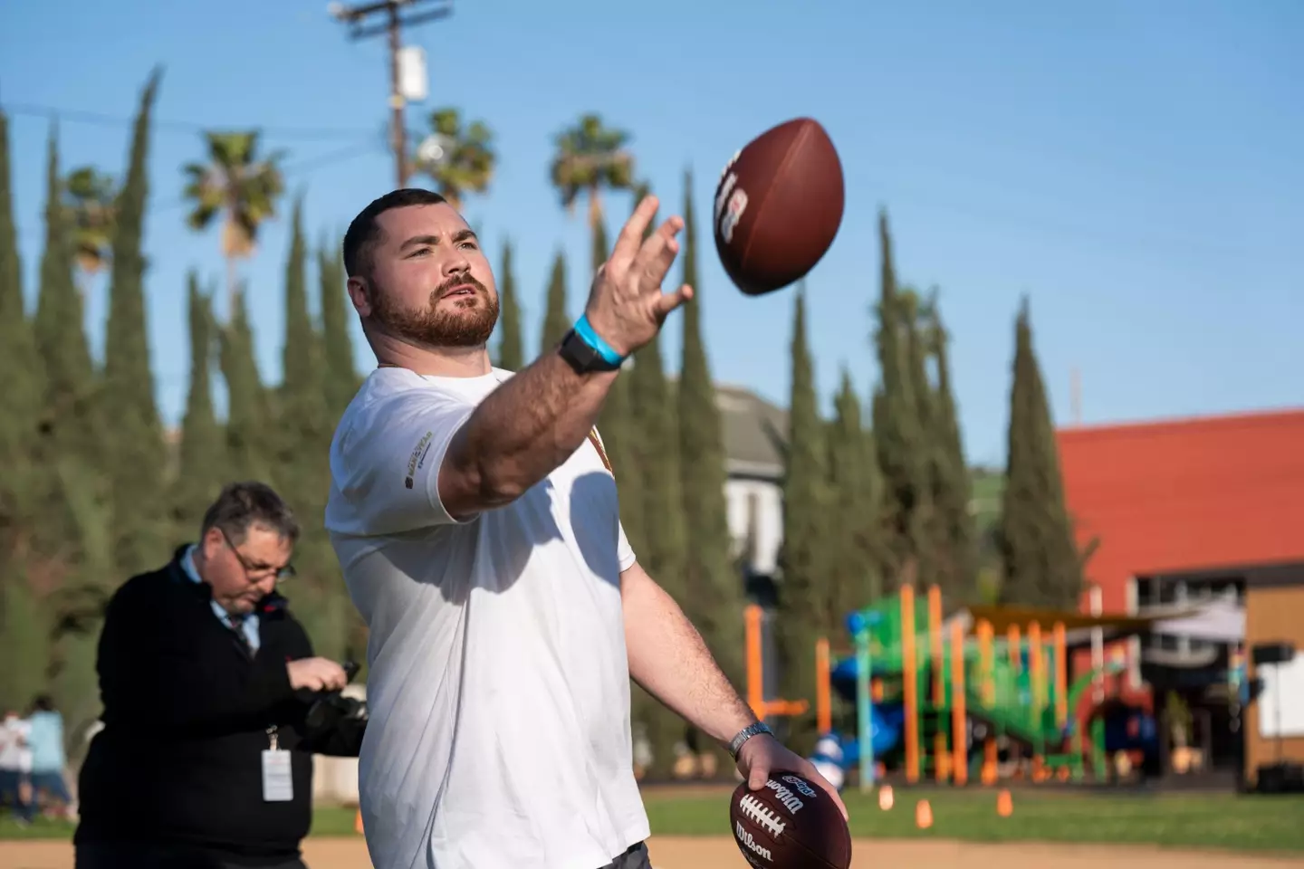 Phillips said he sent food to staff at the hospital.