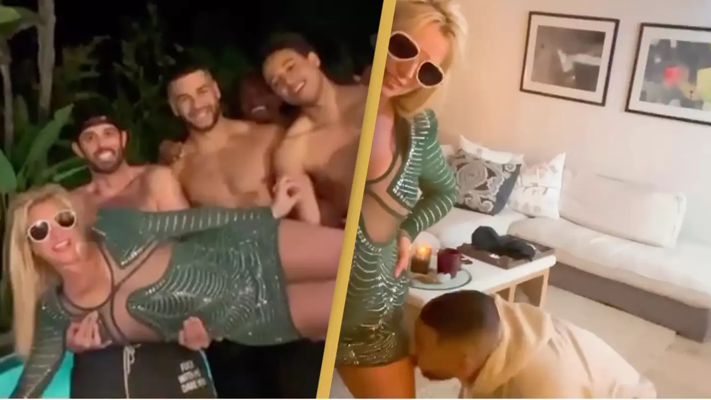 Britney Spears posts wild video of her partying with her 'fav boys' following divorce