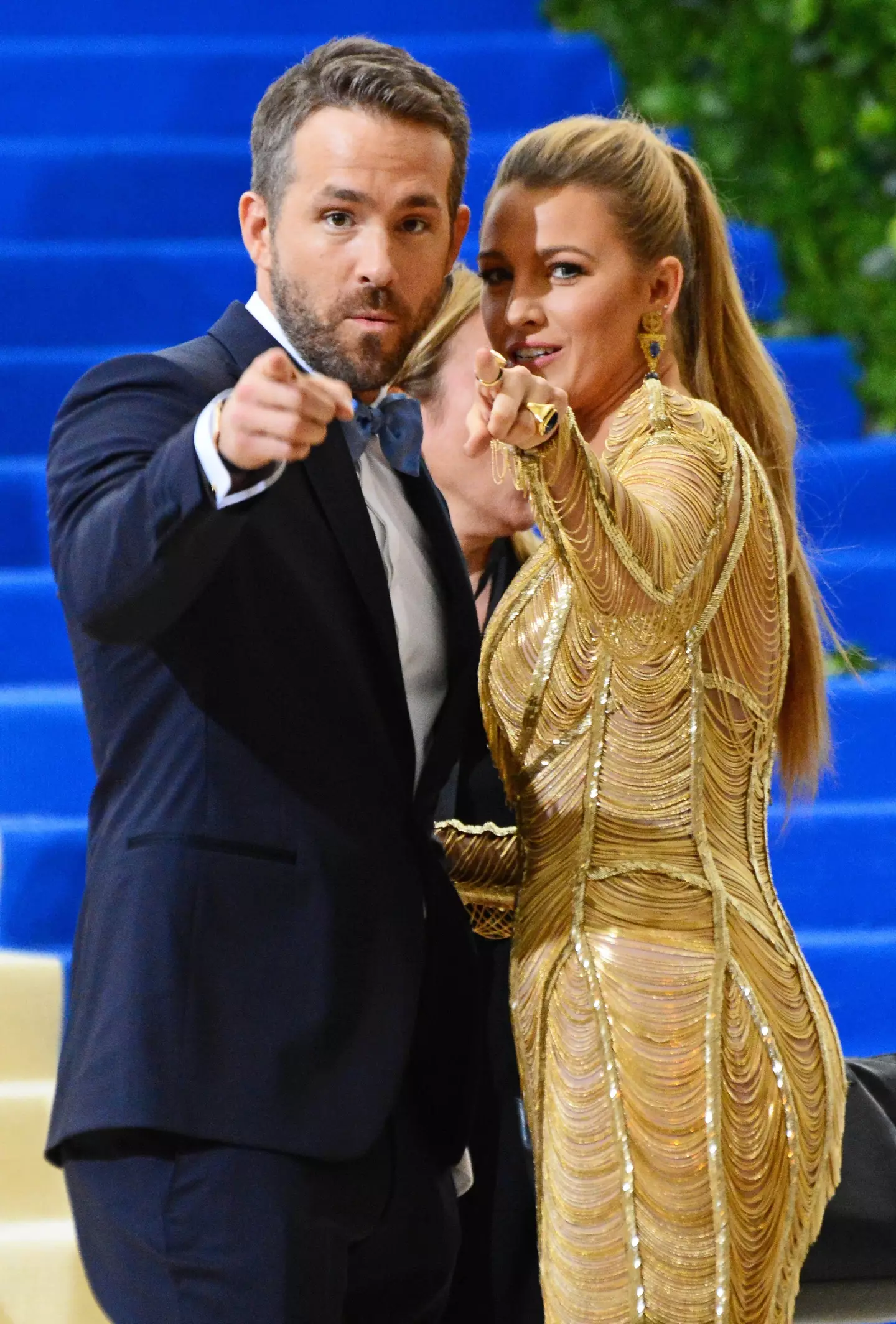 Blake Lively with her husband Ryan Reynolds.