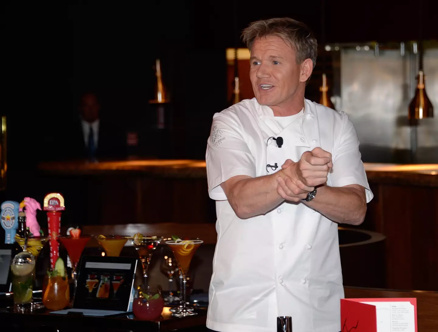 Plane food is a no-go for the chef.