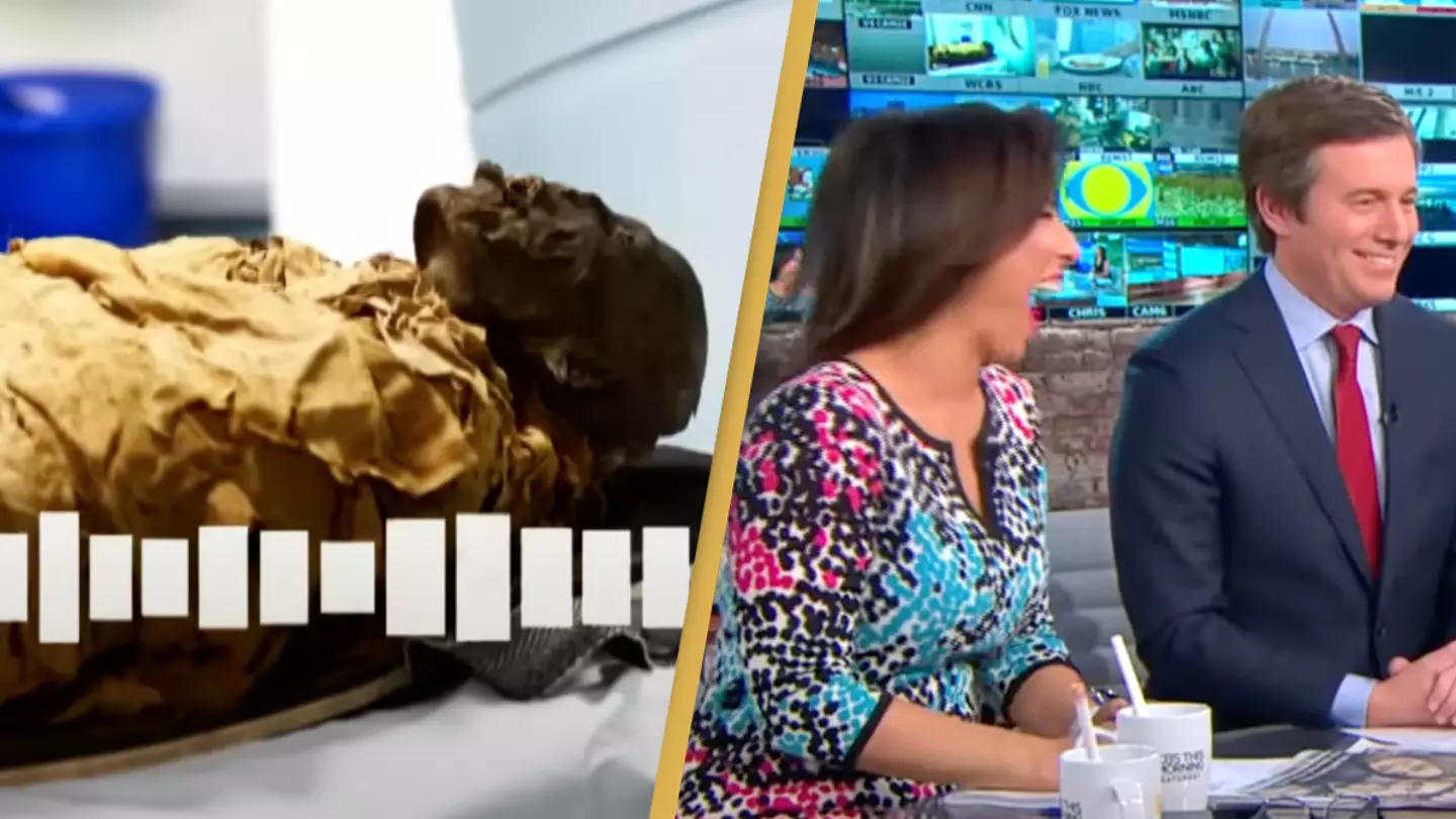 Presenters burst out laughing after sound plays what mummy's voice would have sounded like