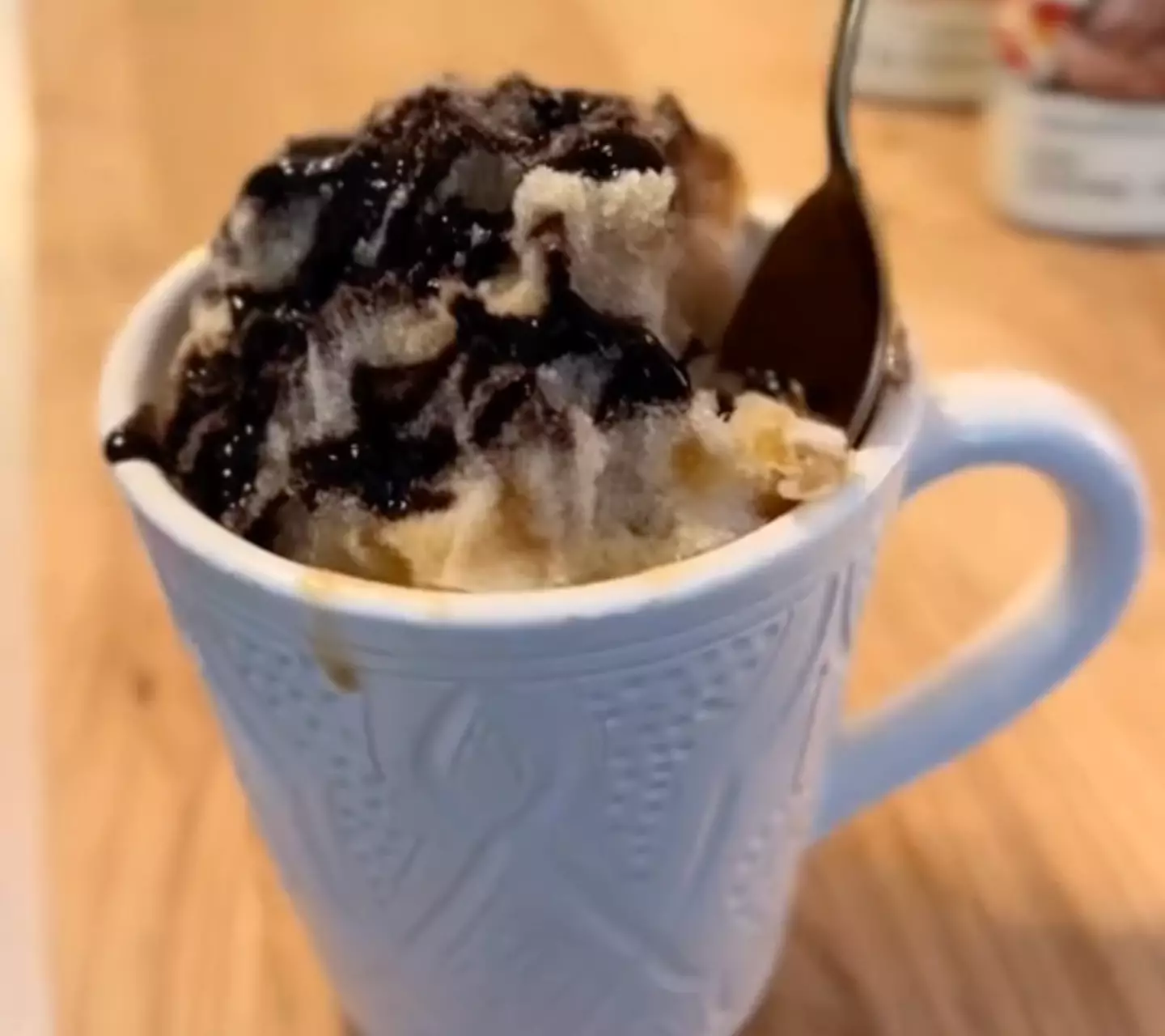 Reese Witherspoon topped her snow with coffee and syrup.