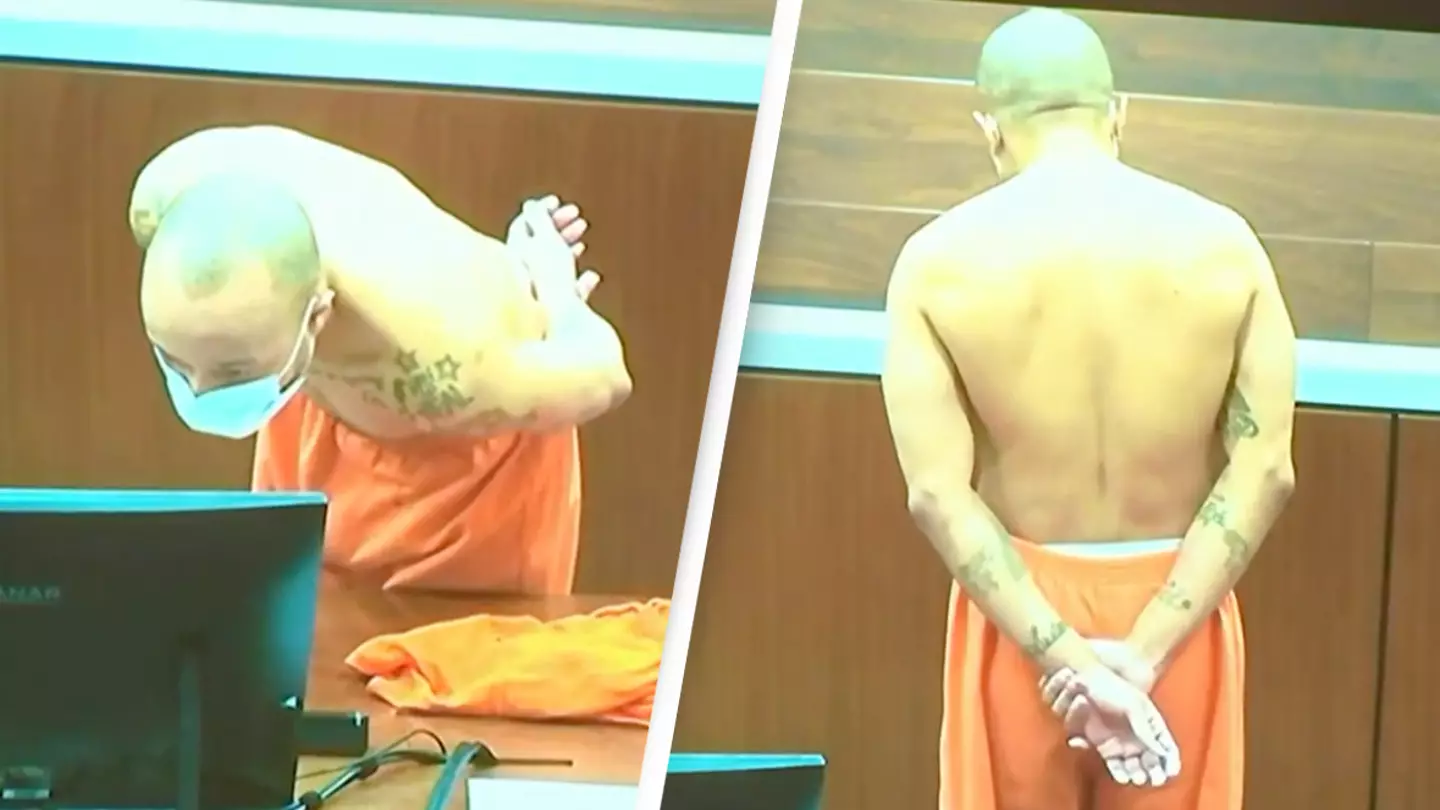 Wisconsin Christmas parade defendant removes shirt and argues with judge