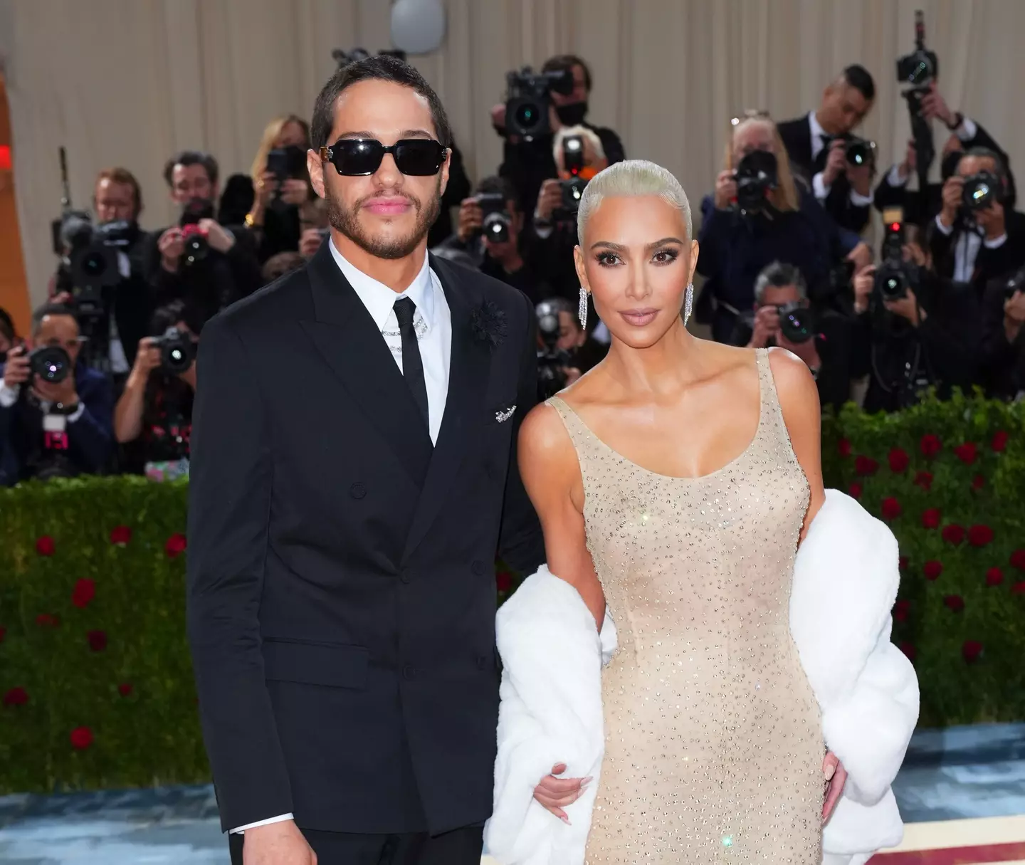 Kim Kardashian and Pete Davidson at the 2022 Met Gala (Gotham/Getty Images)