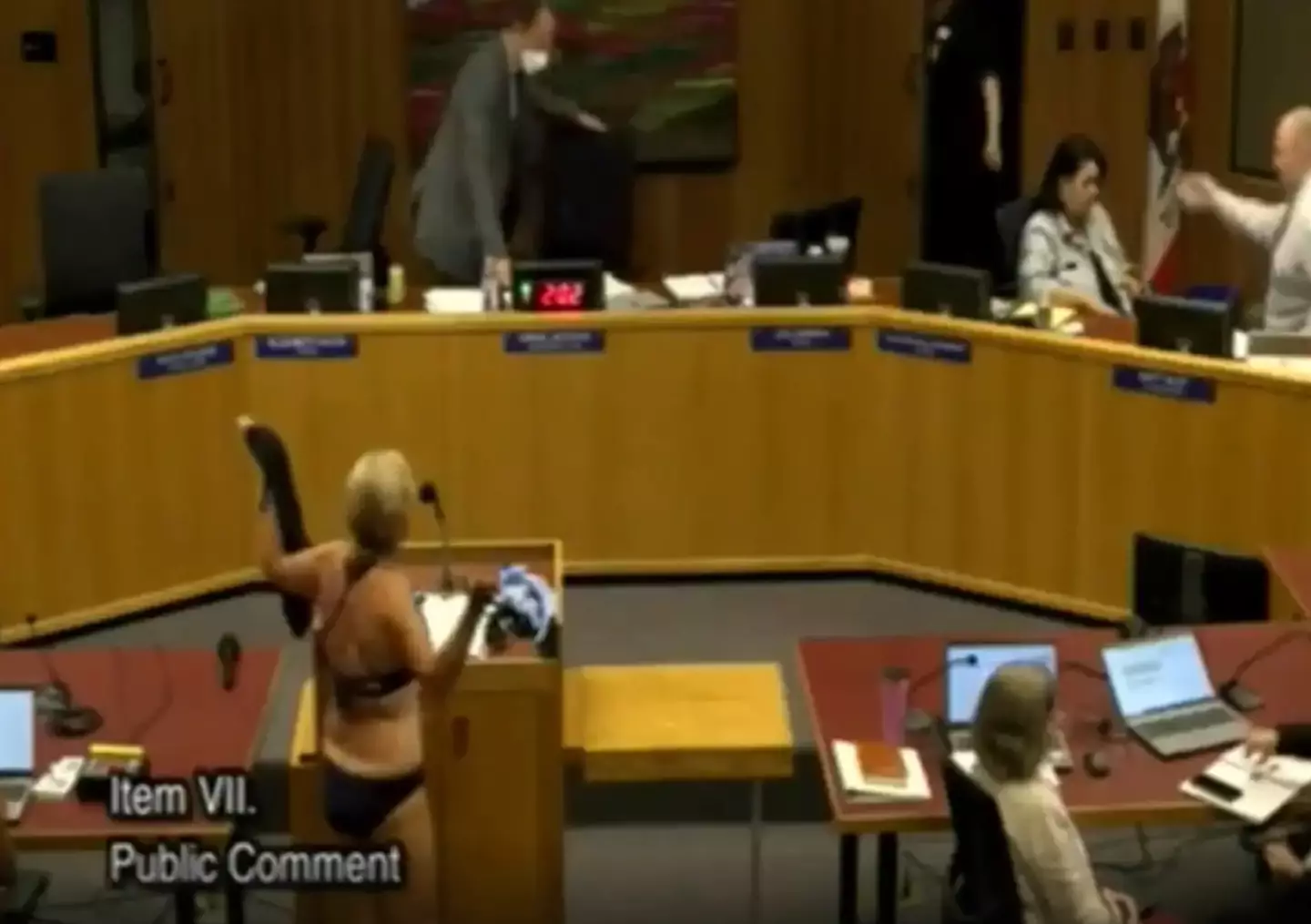 "So I’m just going to give you an idea what that looks like when I undress" (Davis Unified School District)