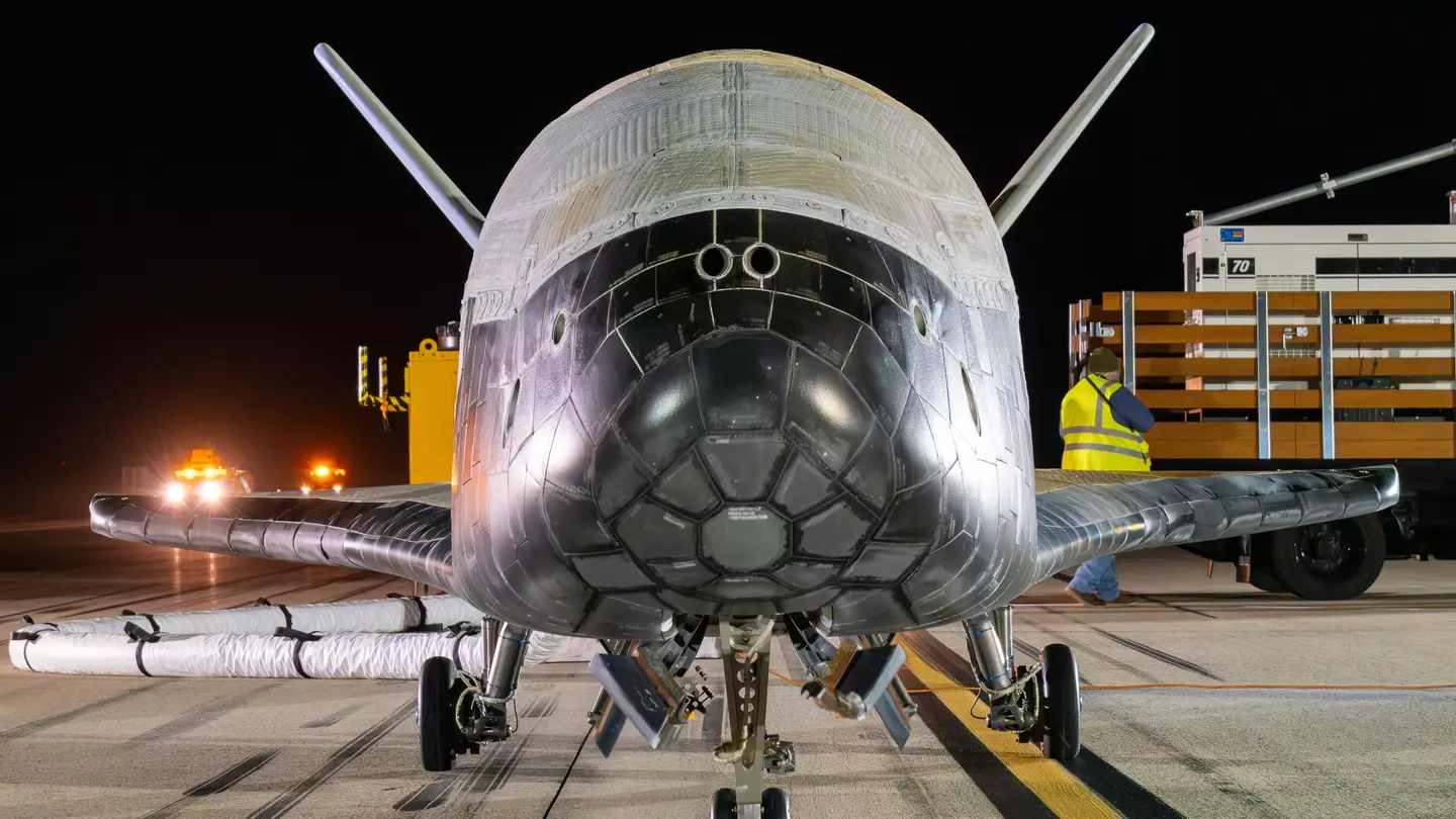Top-secret spacecraft lands back on Earth after 434 days in orbit as officials share statement