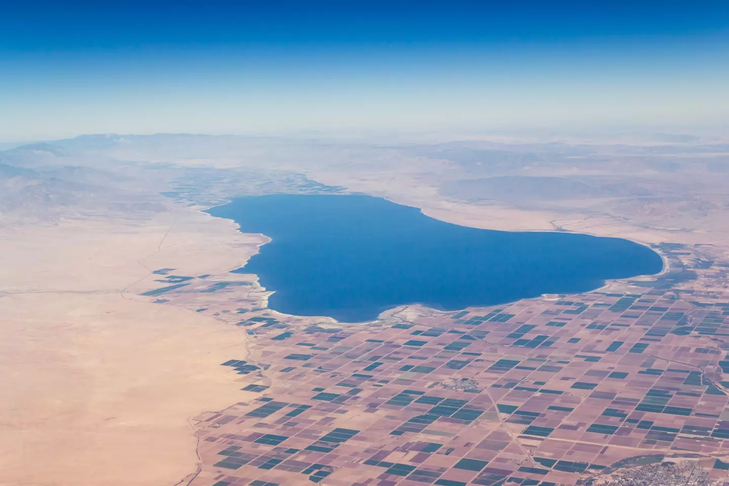 The Salton Sea is the fourth-largest man-made lake in the US (Getty stock)