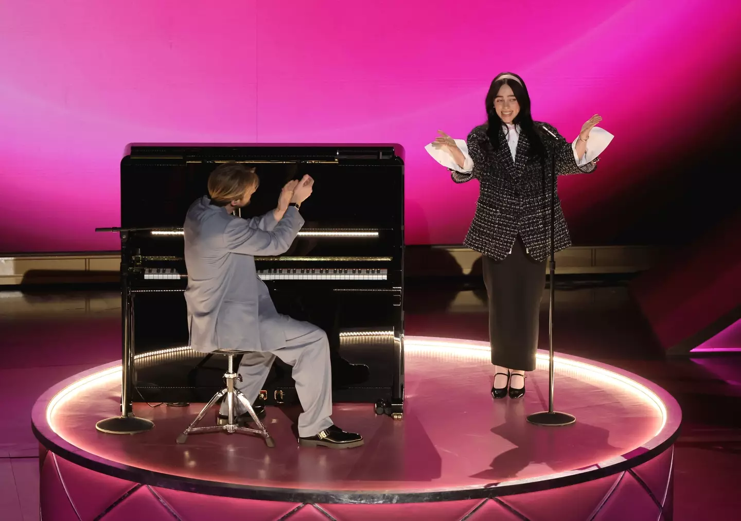 The pair gave a moving rendition of the song at the Oscars.