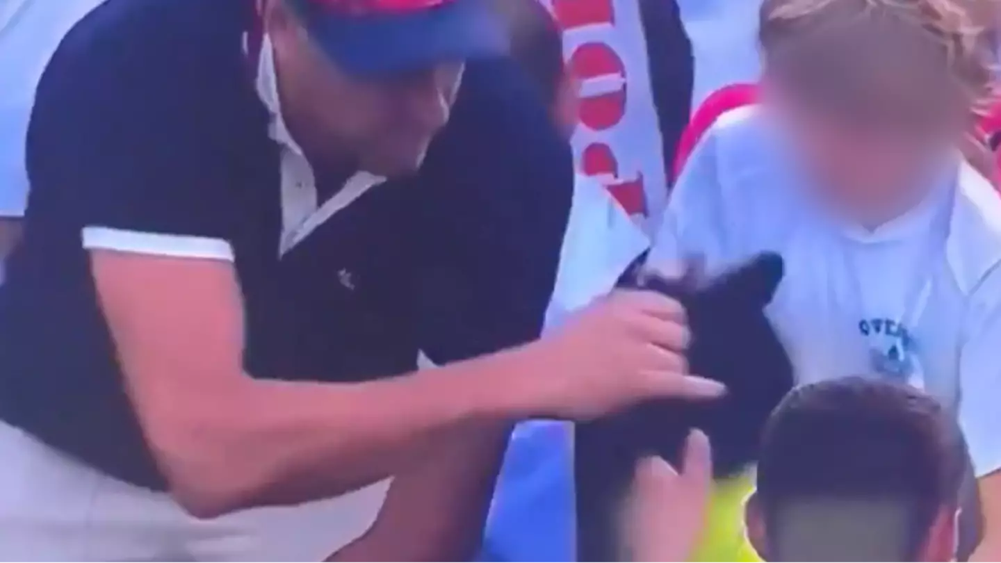 Major update after ‘disgusting’ live TV footage showed grown man doing controversial act to child during US Open