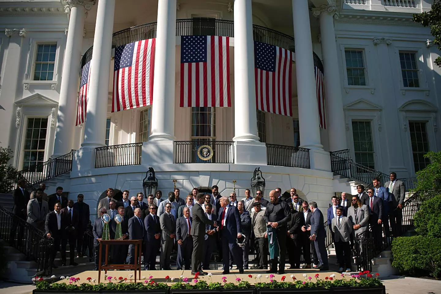 Super Bowl winners Philadelphia Eagles were recently invited to the White House (Andrew Harnik/Getty Images)