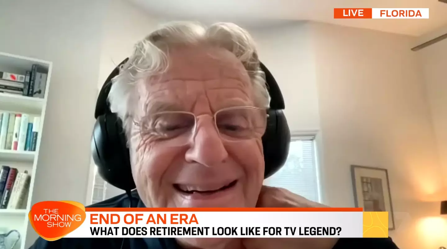 Springer spoke on 7News where he revealed what his 'closing argument' to God would be.