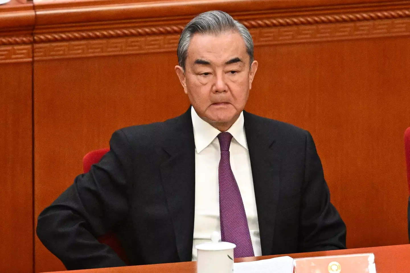 China's Foreign Minister Wang Yi isn't happy with America's tariffs on Chinese goods (PEDRO PARDO/AFP via Getty Images)