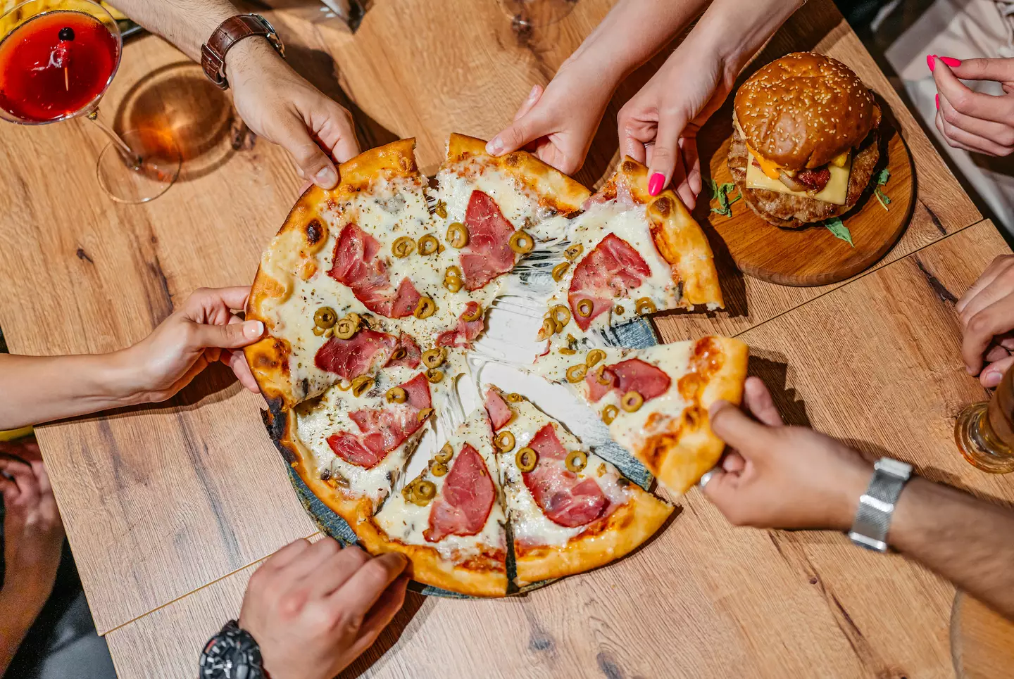 The woman claims it was actually her daughter who accepted the terms of use when she ordered a pizza (Getty Stock Image)