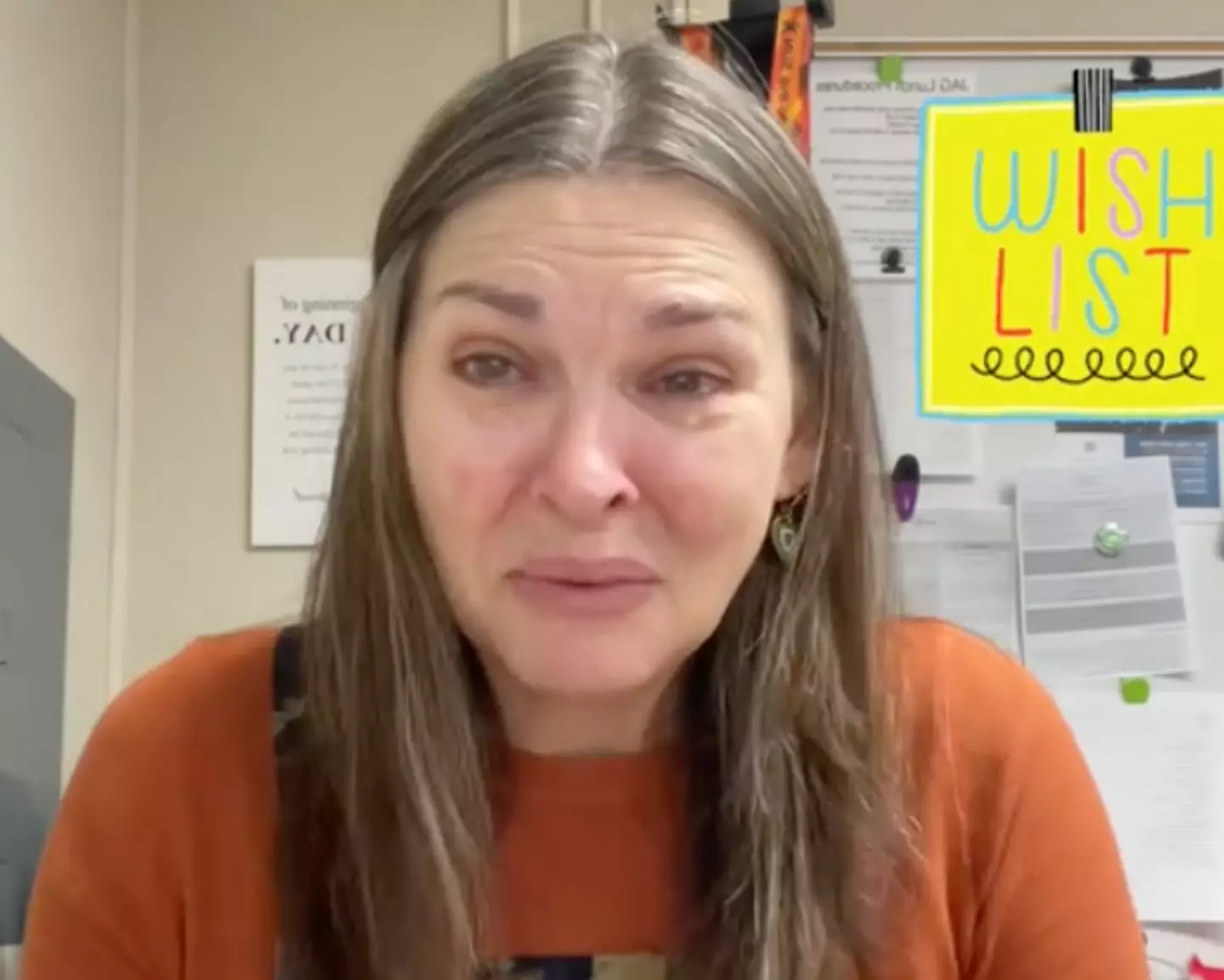 The teacher's video has prompted hundreds of people to give gifts.