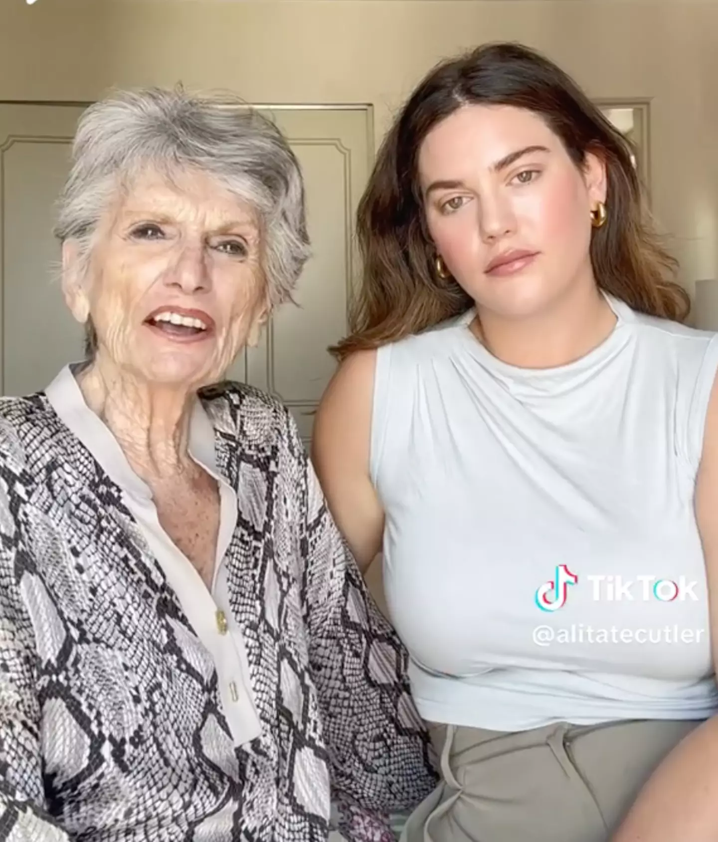 The model's grandmother has opted for euthanasia after receiving a terminal diagnosis.