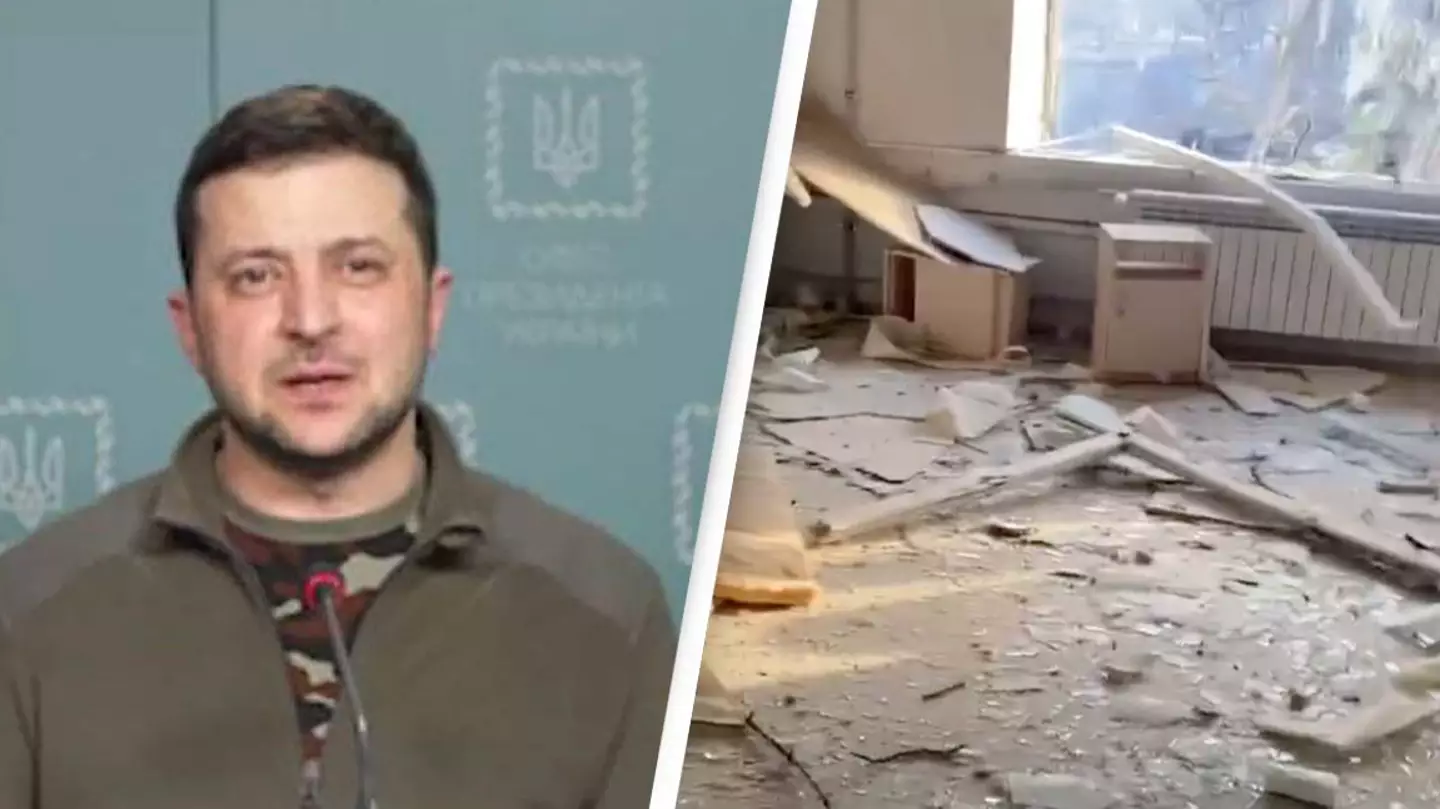 Maternity Hospital Hit By Russian Bombs With 'Children Under Wreckage', Zelenskyy Says