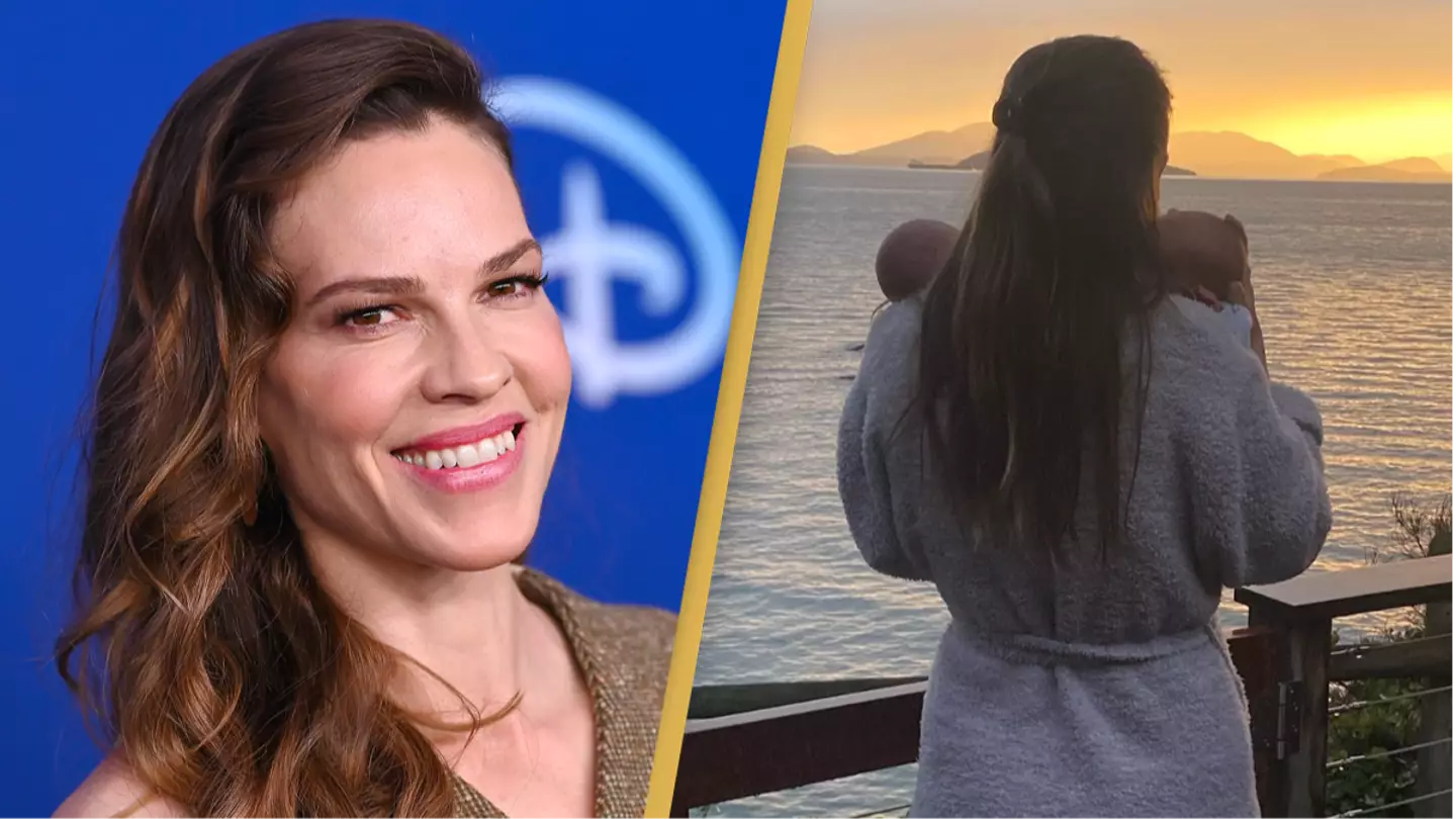 Hilary Swank gives birth to twins at 48 years old