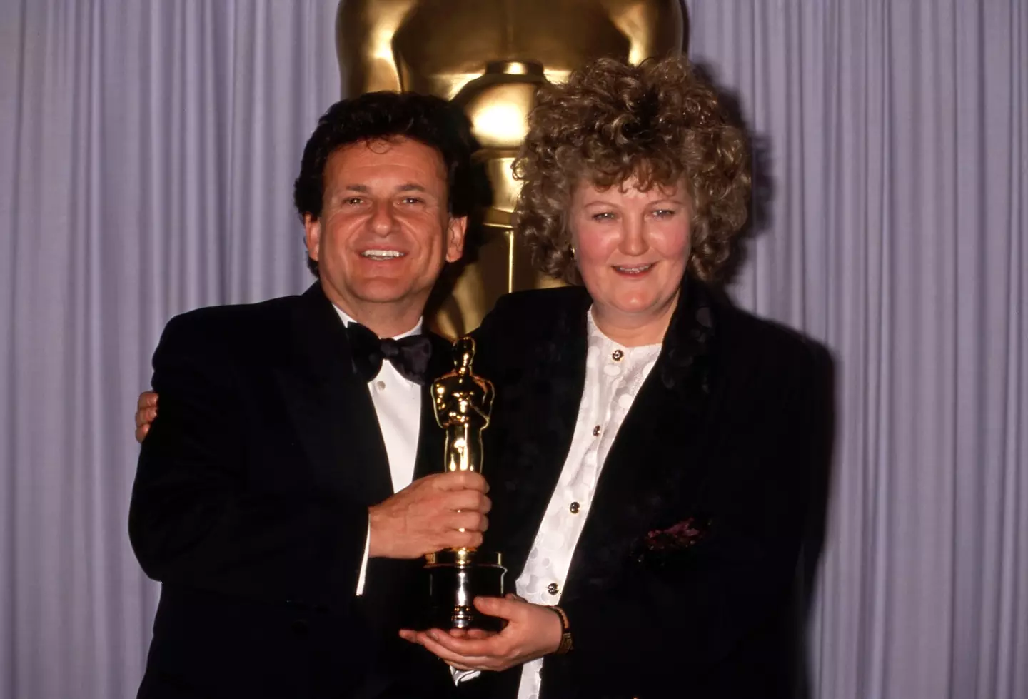 Brenda Fricker seen with Home Alone co-star Joe Pesci in 1991 (Ralph Dominguez/MediaPunch via Getty Images)