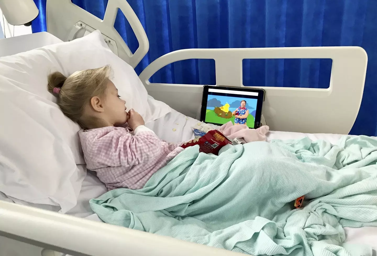 Her condition was a mystery until she was three (SWNS)