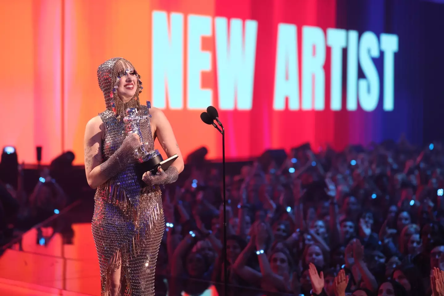 Chappel Roan won Best New Artist at the 2024 VMAs (Christopher Polk/Billboard via Getty Images)