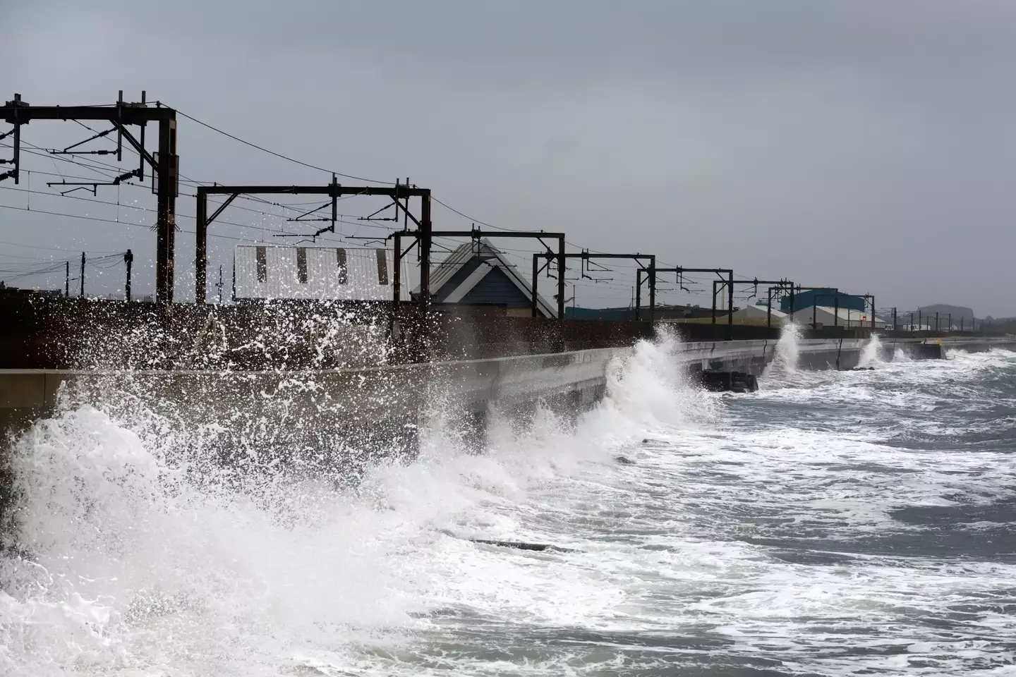 High winds brought by Storm Malik (Alamy)