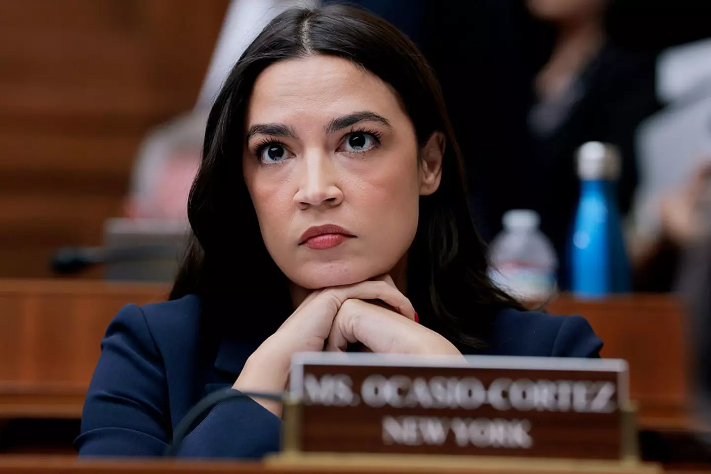AOC isn't pleased with the bill for its threats to Medicaid (Anna Moneymaker/Getty Images)