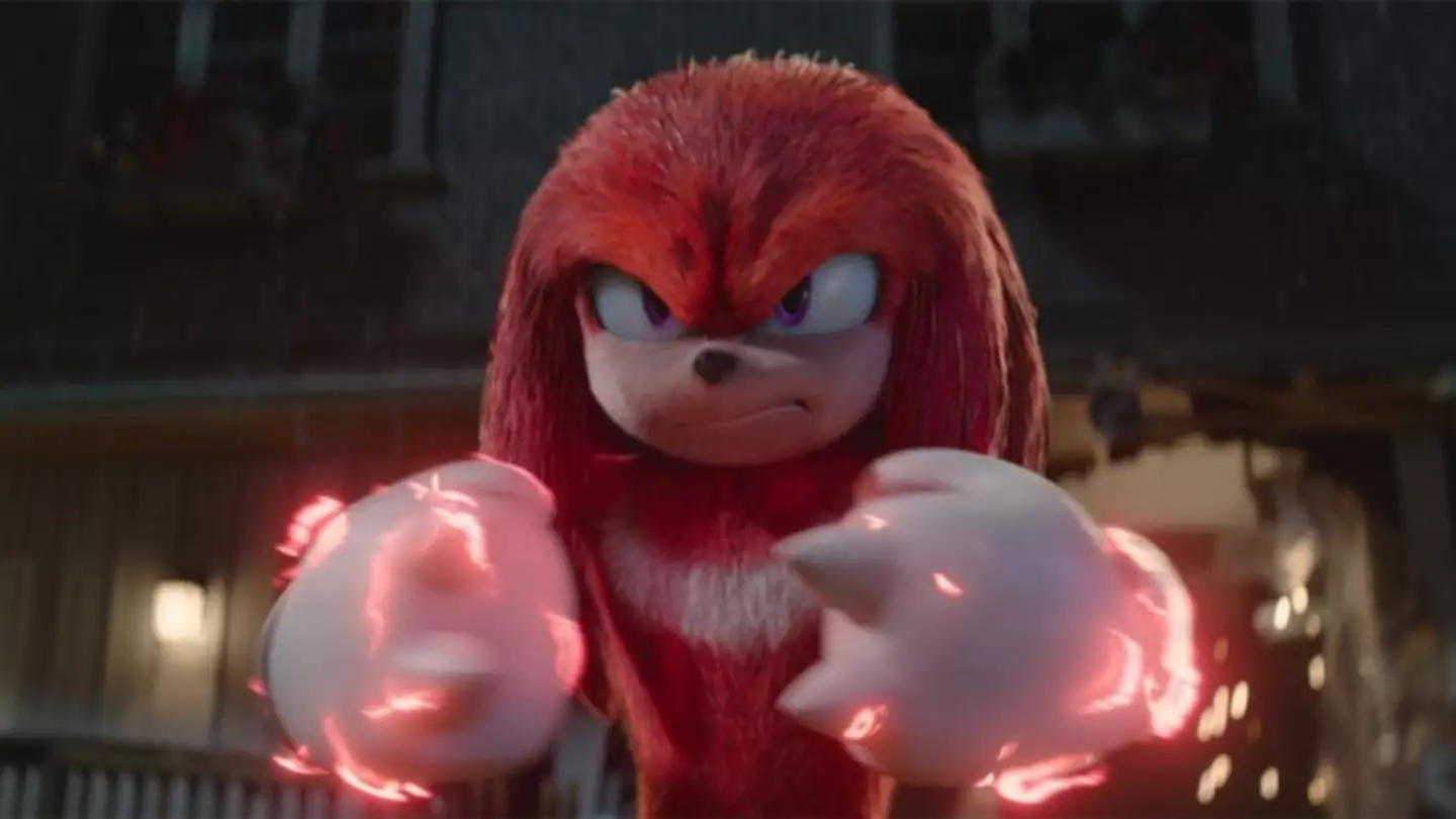 Knuckles in Sonic the Hedgehog 2.