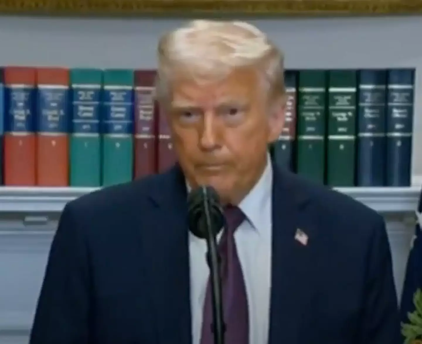 Trump insisted he knew nothing about the security blunder (C-Span)