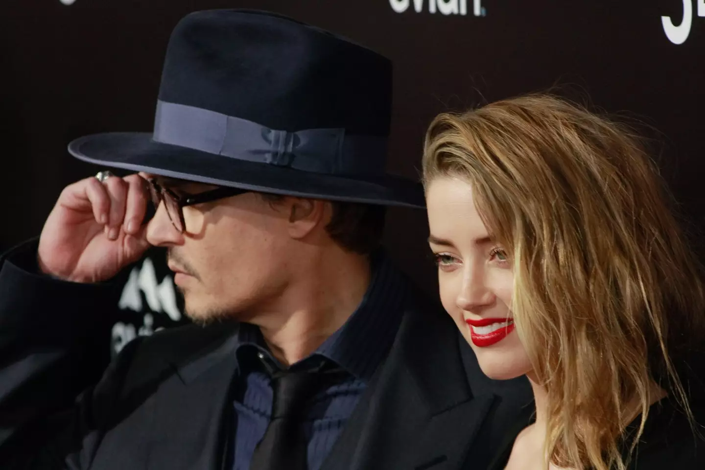 Johnny Depp and Amber Heard.