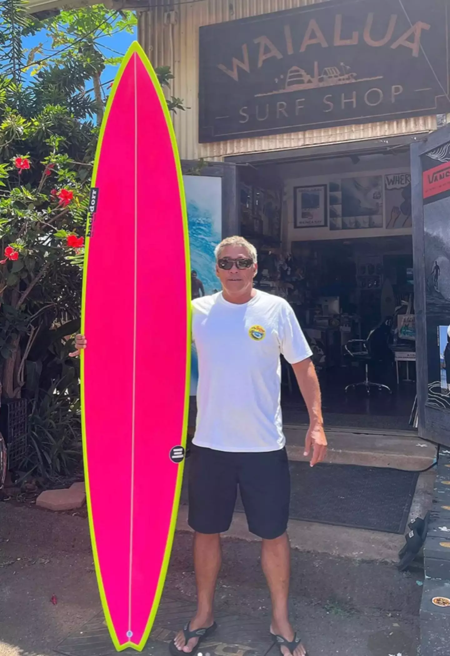 Tamayo Perry was attacked and killed by a shark. (Instagram/@oahusurfingexperience)