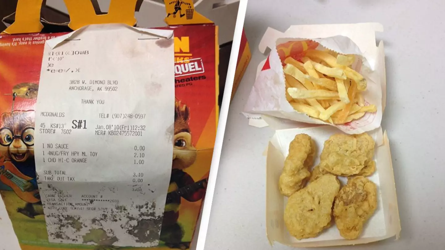 Woman shares disturbing reality of what a McDonald's meal looks like after keeping it for six years