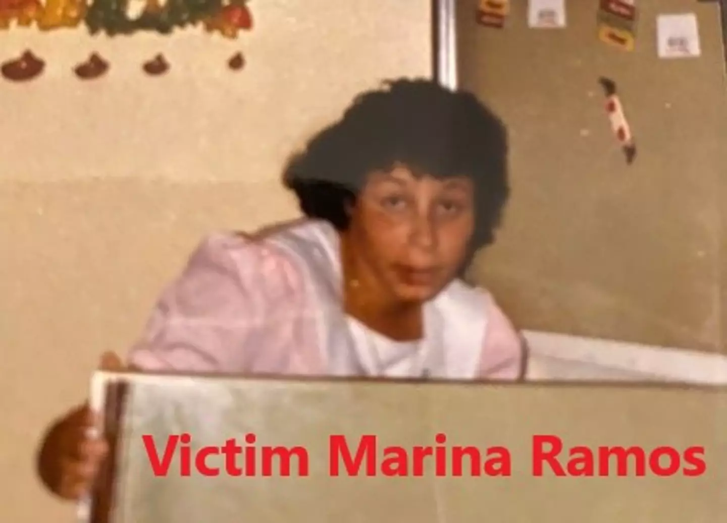 Marina Ramos was murdered shortly after witnesses spotted her dropping her children in a restroom accompanied by 'two hispanic males' (Mohave County Sheriff's Department)