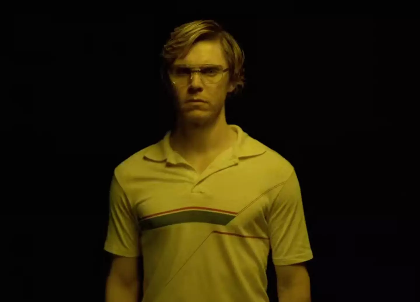 Peters transforms into Jeffrey Dahmer for the series.