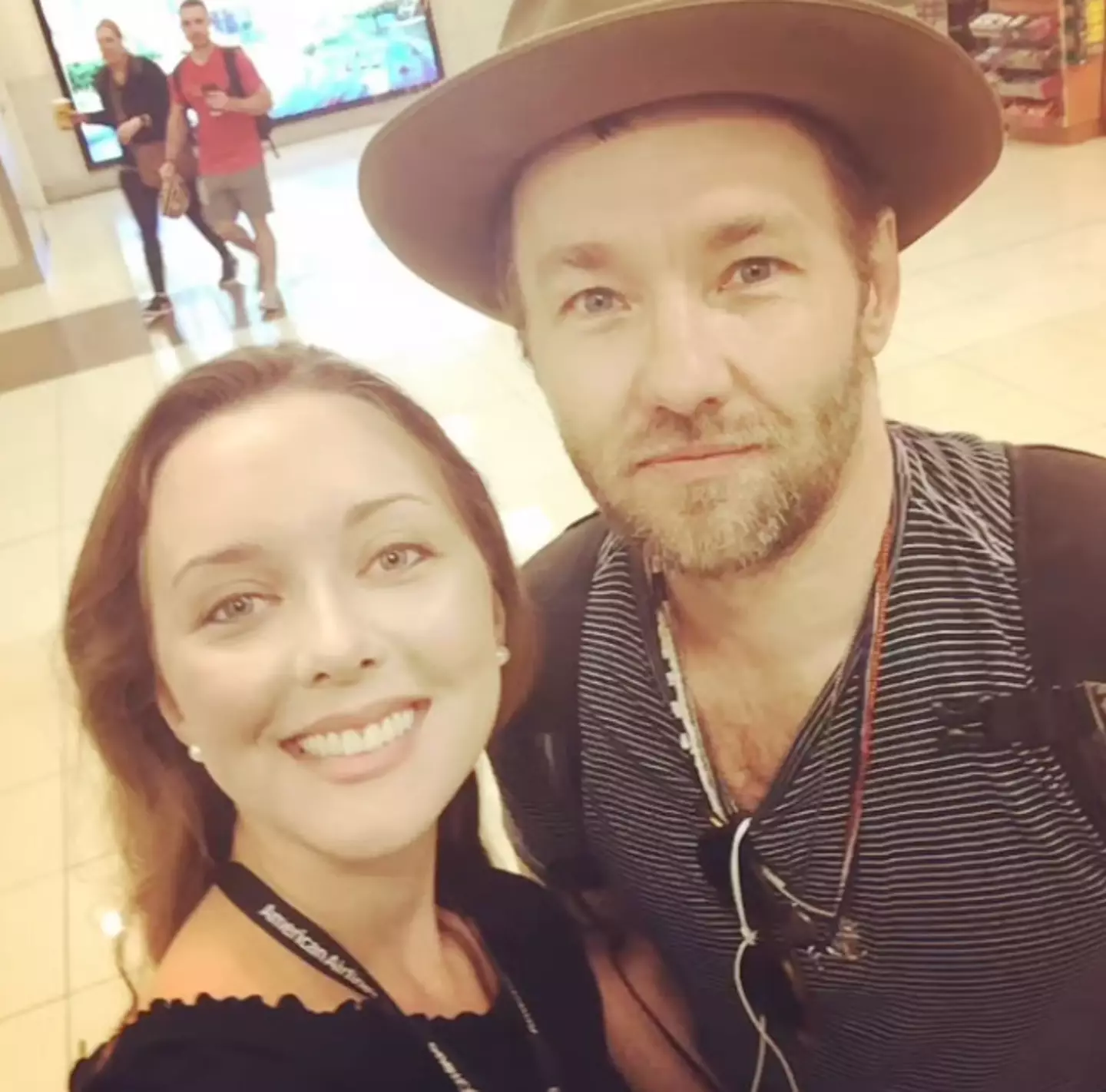 Emily Kelly bumped into Joel Edgerton.