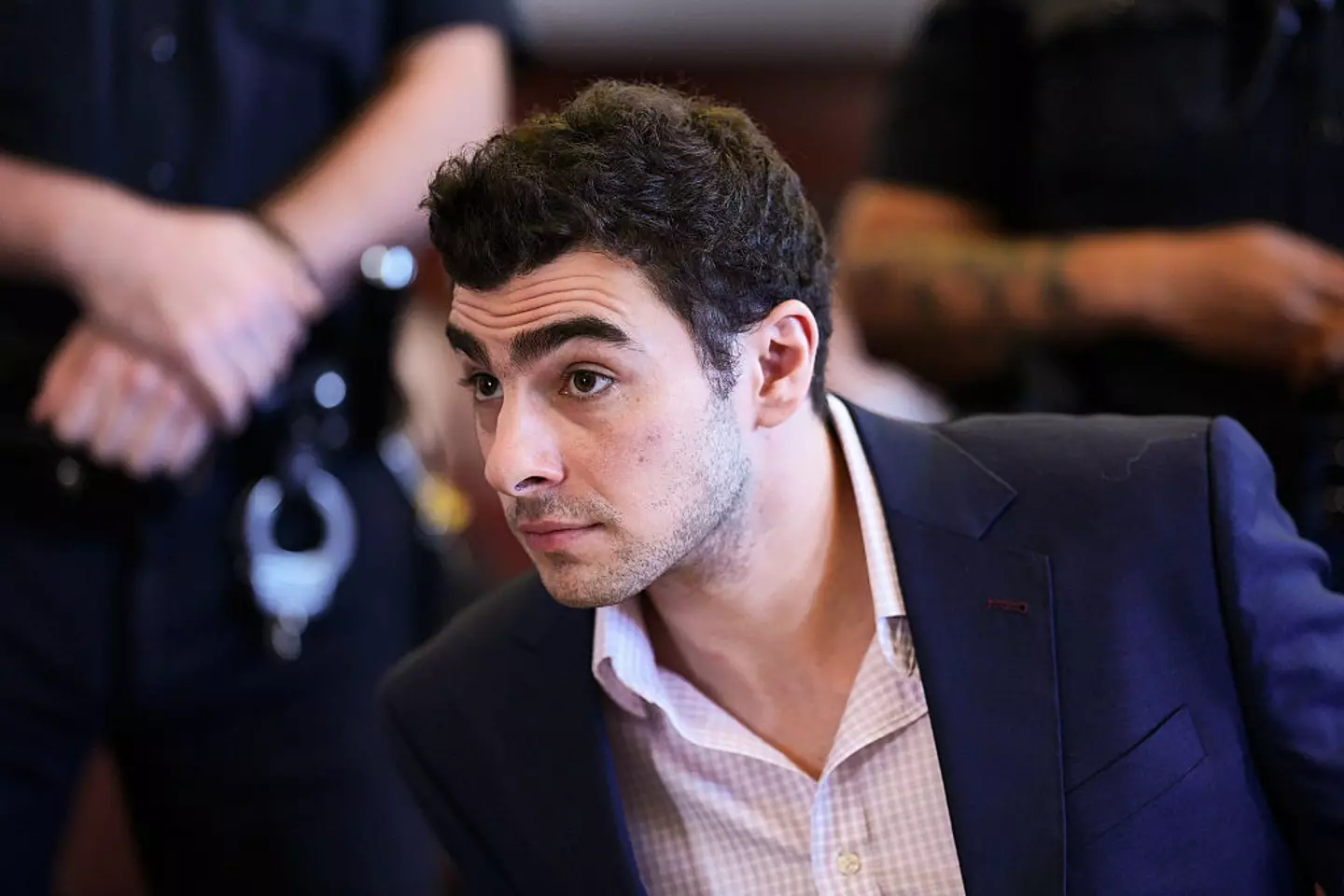 Mangione has been in court challenging the admissibility of the evidence in his case (Curtis Means-Pool/Getty Images)