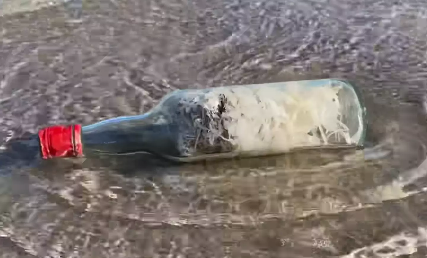 The bottles are intended to thwart evil spells.