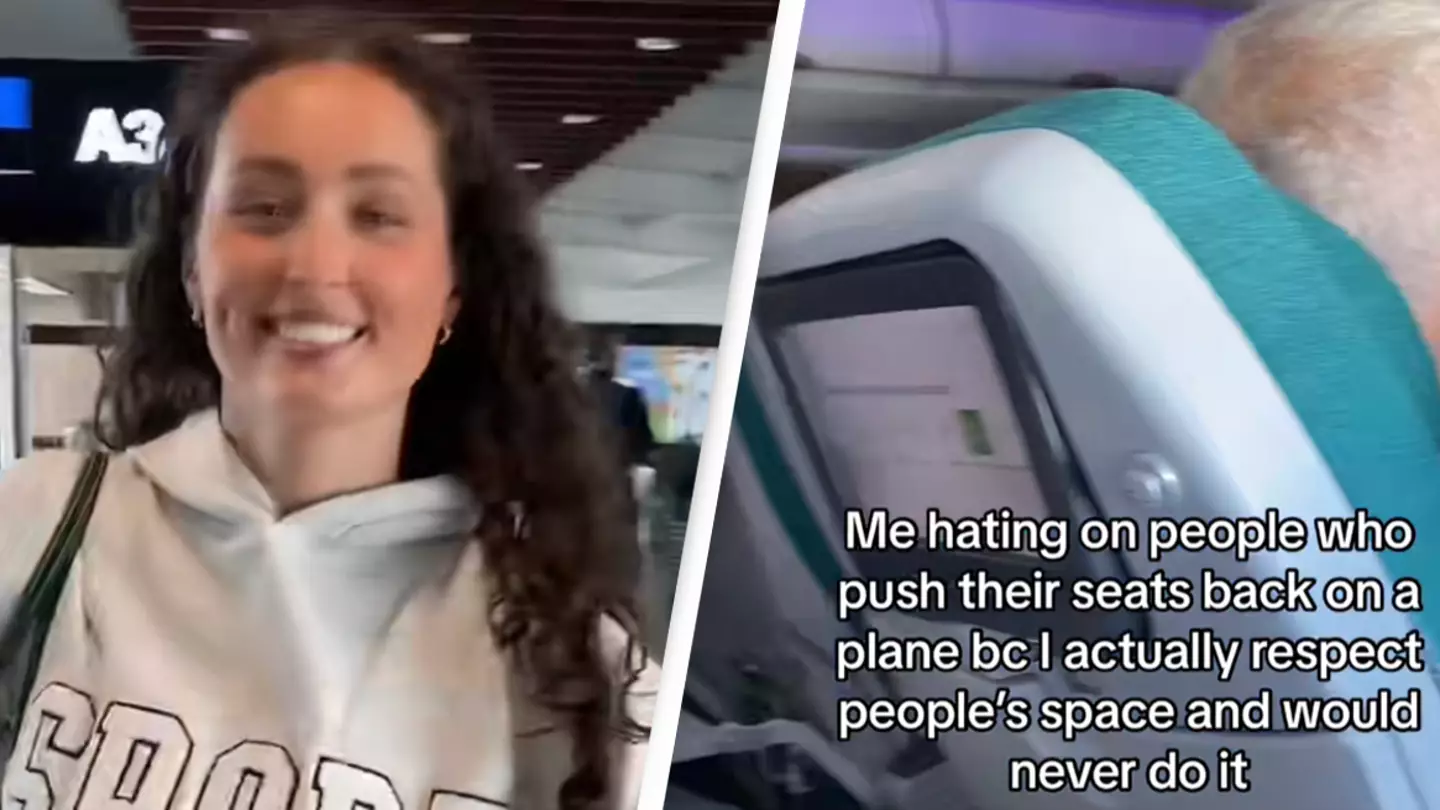 Woman who says she would never recline her seat on a plane sparks debate