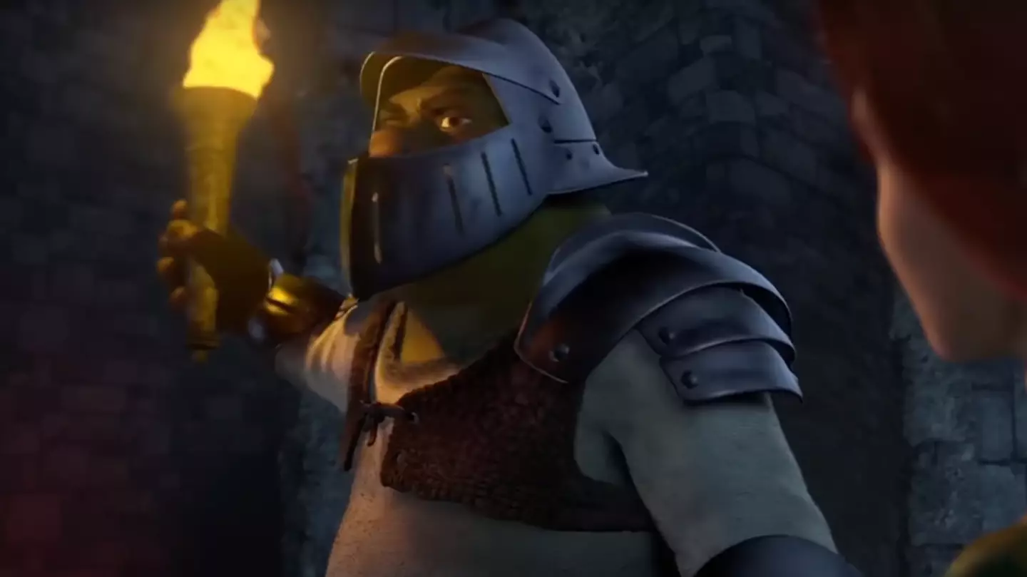 People are just realizing there's a picture of a random woman hidden 21 minutes into Shrek
