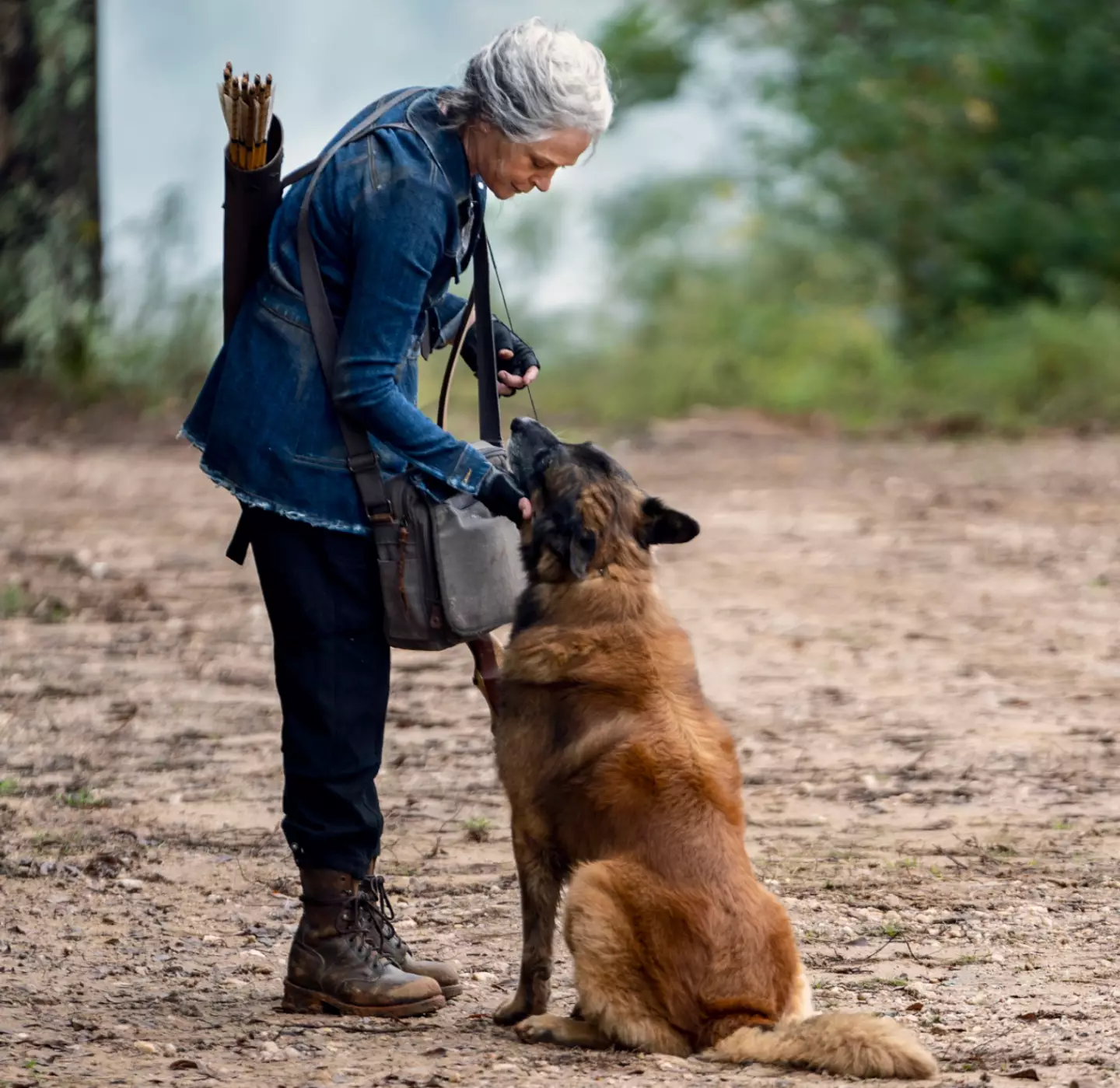 Seven starred in The Walking Dead as Dog. (AMC)