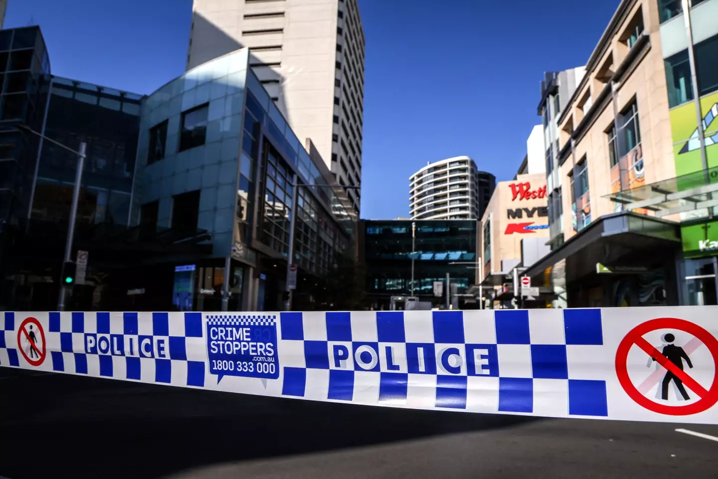 The incident took place at Westfield Bondi Junction shopping mall (DAVID GRAY/AFP via Getty Images) 