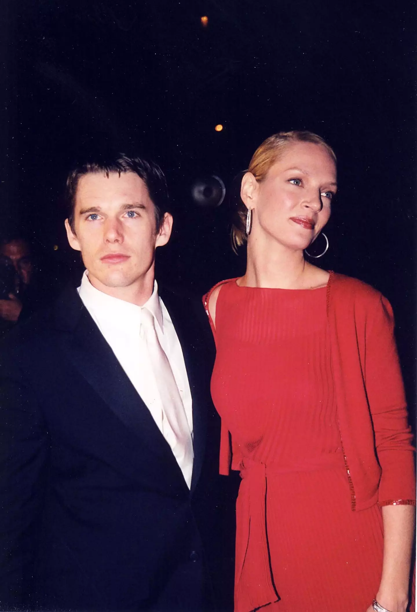 Maya's parents Uma Thurman and Ethan Hawke. (Jeff Kravitz/FilmMagic, Inc)
