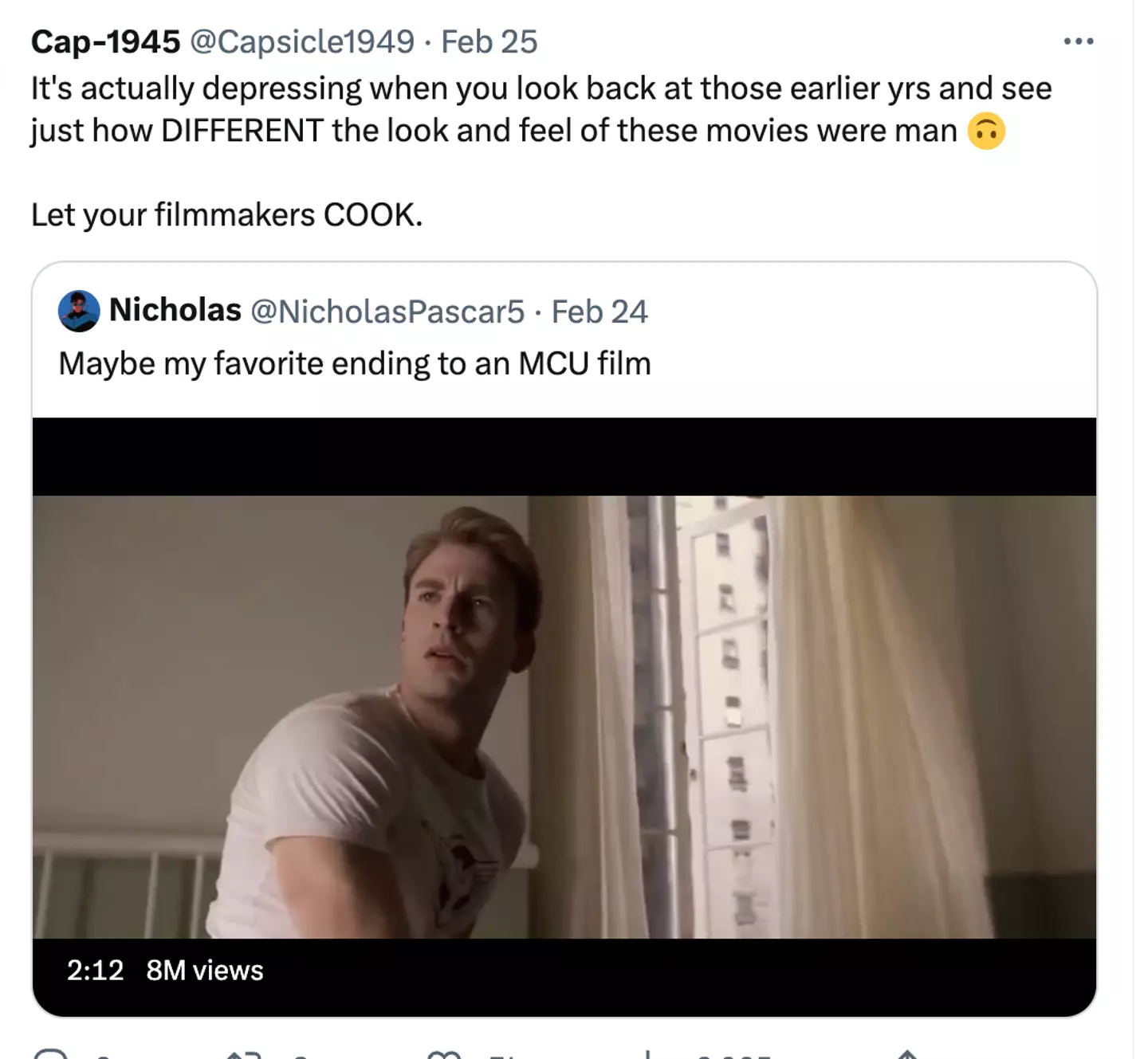 Many fans made clear they miss how the MCU used to be.
