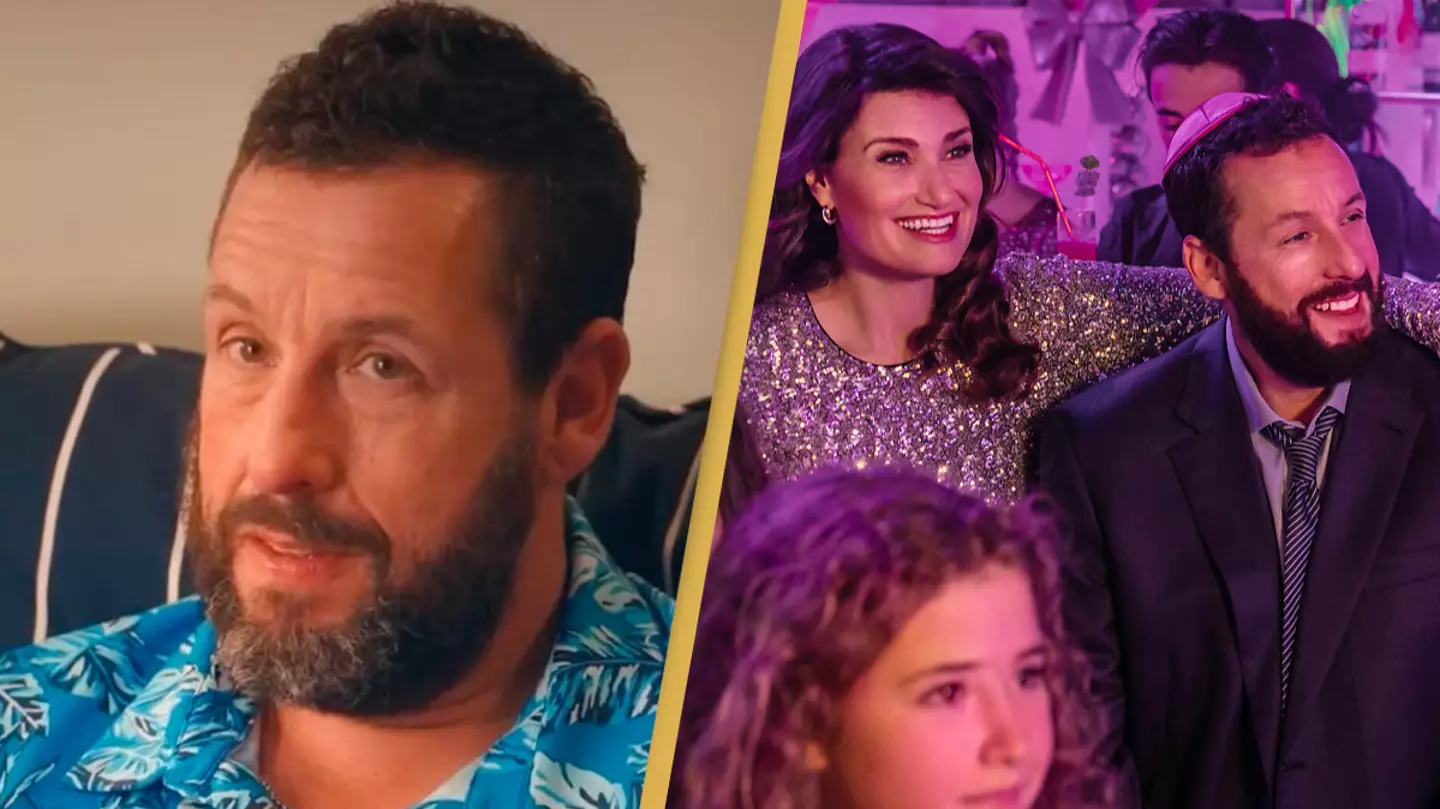 Adam Sandler breaks Rotten Tomatoes record with new Netflix film that stars his wife and daughters