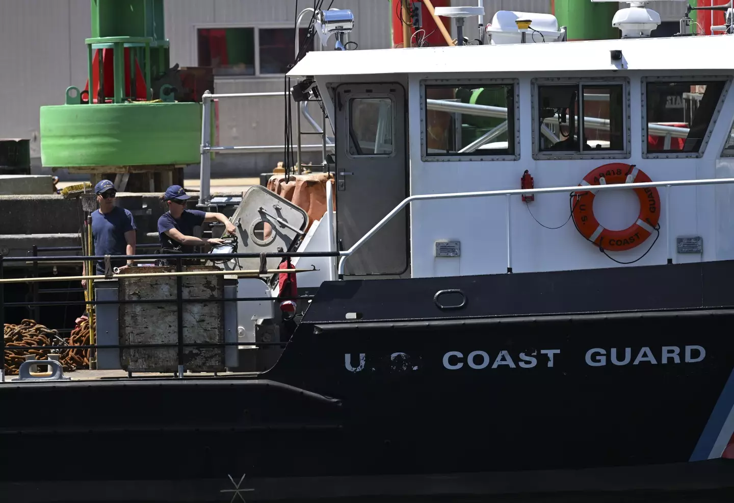 The US Coast Guard has taken over the search for the man.