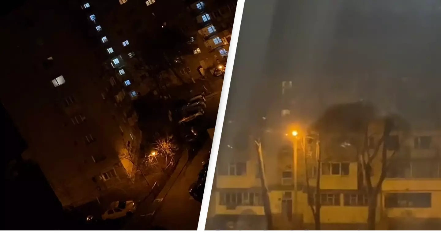 Ukraine: Citizens Use Social Media To Show Terrifying Blasts Of Air Raid Sirens Across Country