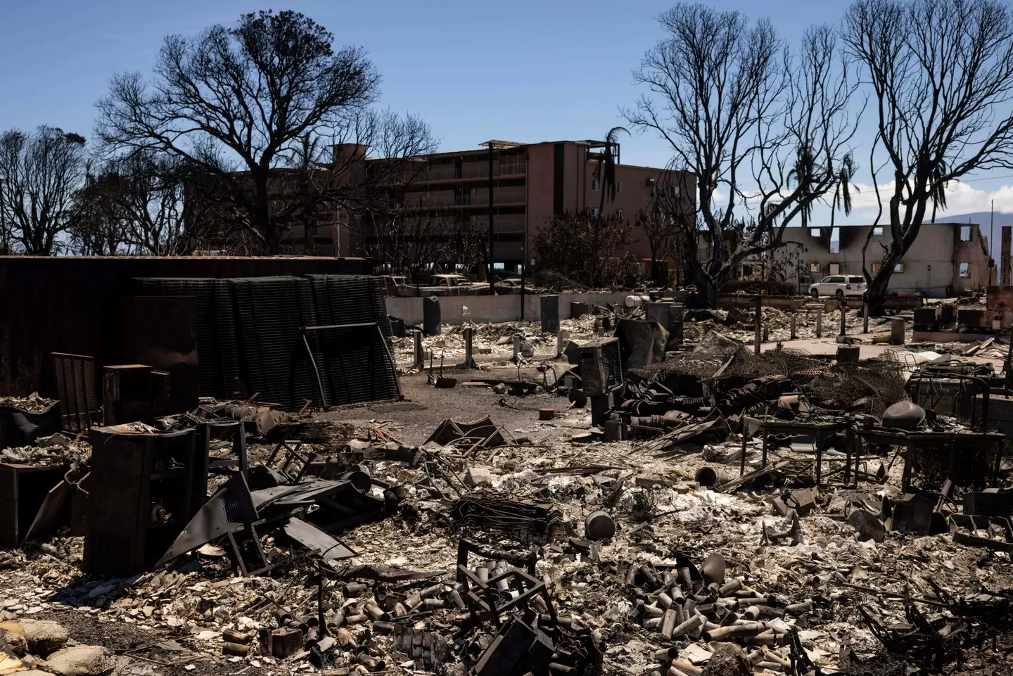 The fires destroyed large parts of the town of Lahaina.