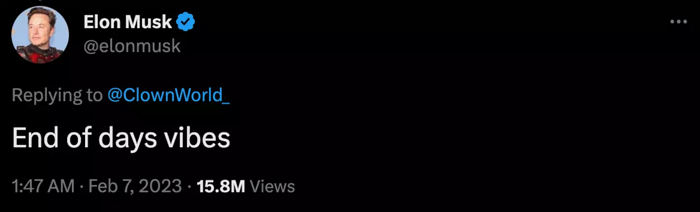 Elon's not a fan, then.